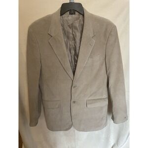MEETING STREET MEN'S TAN‎ BROWN CORDUROY COTTON SPORTS BLAZER  SIZE 42 LONG